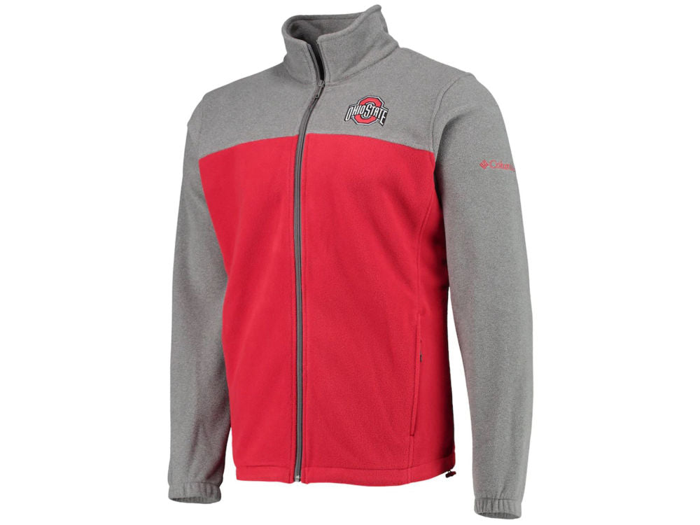 Ohio State Buckeyes NCAA Men's Flanker Jacket III Fleece Full Zip Jack –