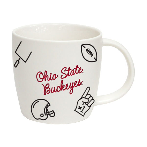 Ohio State Buckeyes 18oz Playmaker Mug