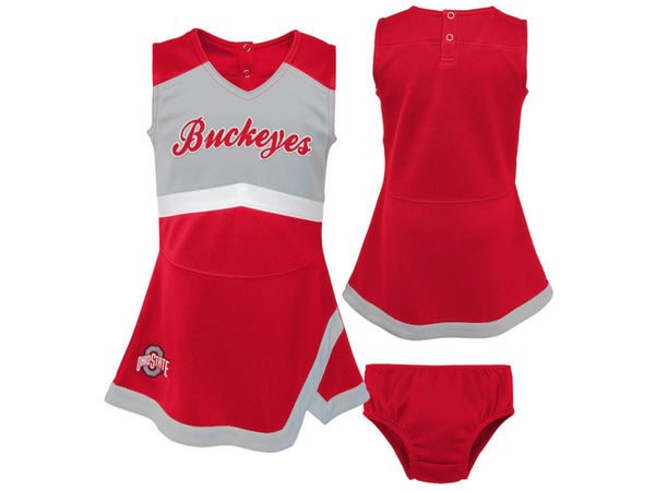 Ohio State Buckeyes NCAA Toddler Cheer Captain Dress 23