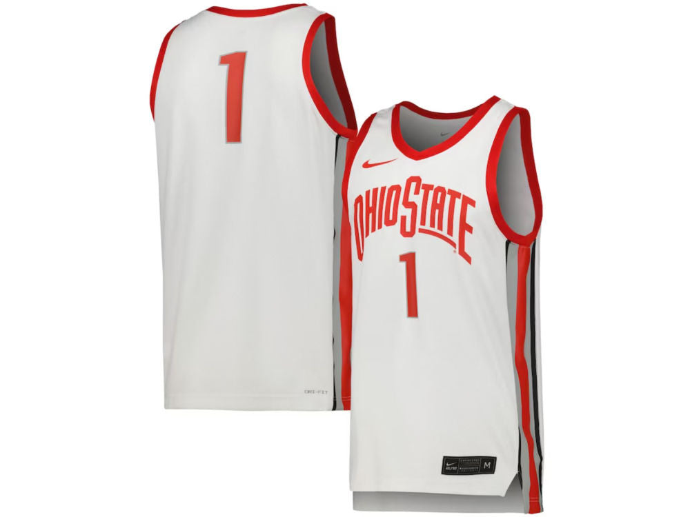 Nike Youth Ohio State Buckeyes Replica Retro Basketball Jersey / Medium