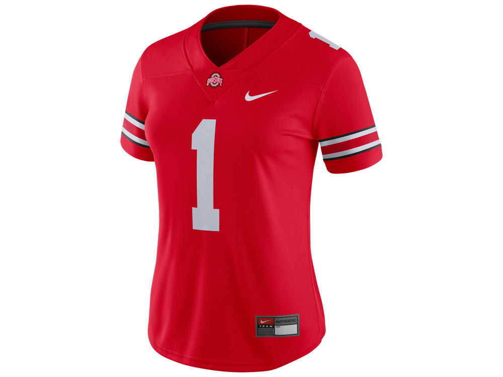 Nike Ohio State Buckeyes Women's Game Football Jersey - White