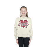 Youth Girls Sequin Crew Sweatshirt
