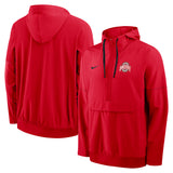Men's Half Zip Anorak Jacket Red