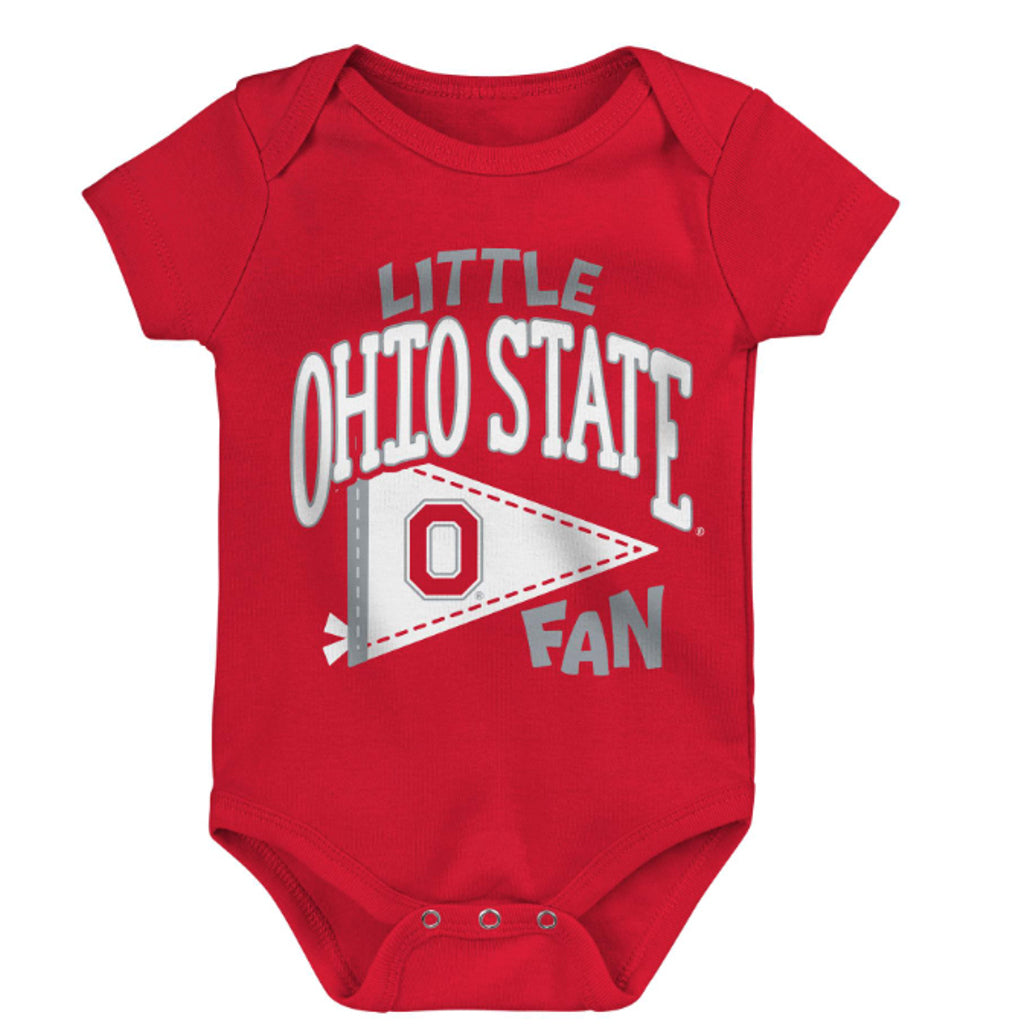 Newborn Puff Print Little Banner Bodysuit
