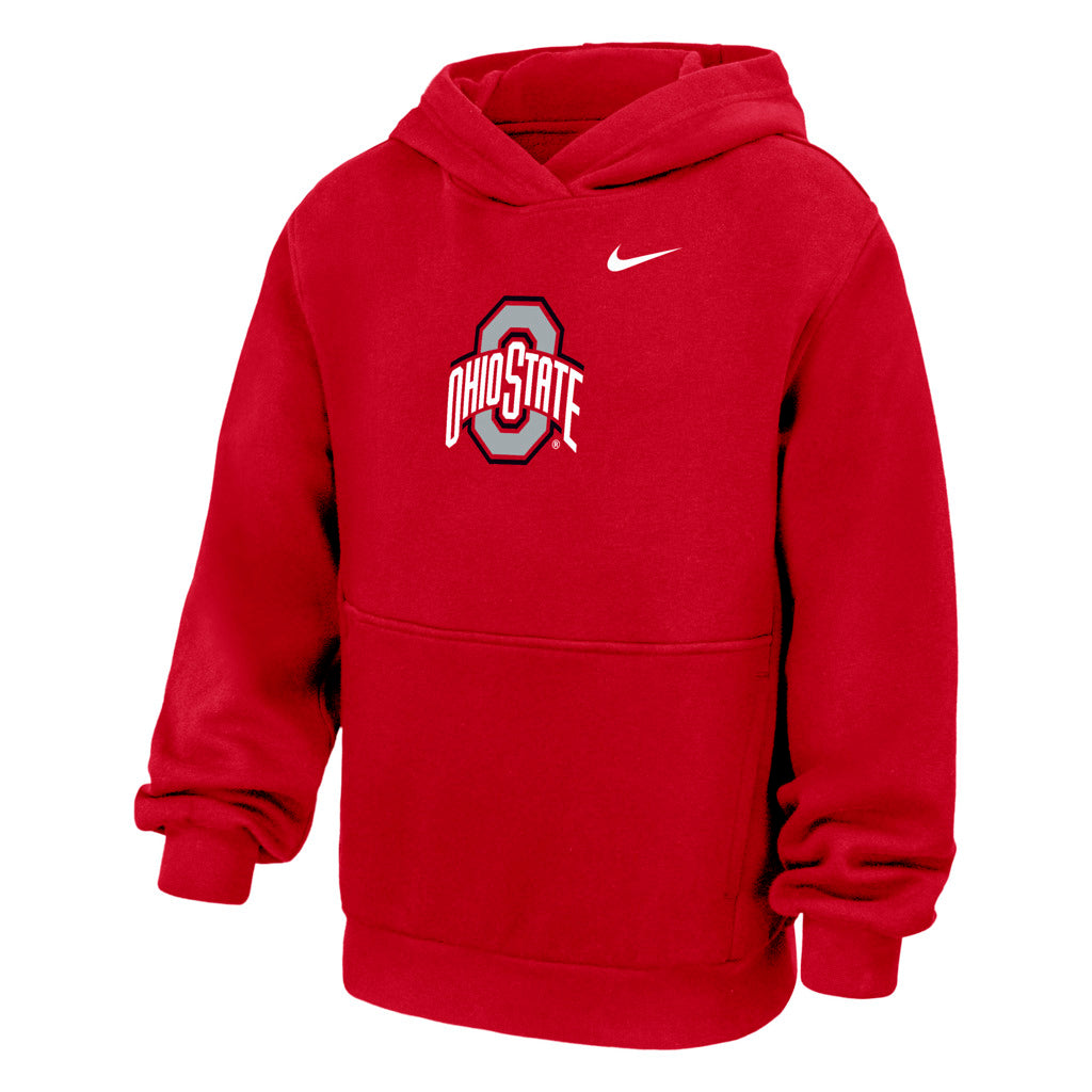 Youth Club Fleece Hoodie Red
