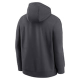 Men's Club Fleece Arched Hoodie Anthracite