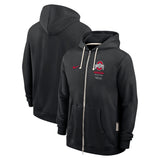 Men's Sideline Full Zip Hooded Sweatshirt Black