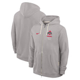 Men's Sideline Full Zip Hooded Sweatshirt Grey