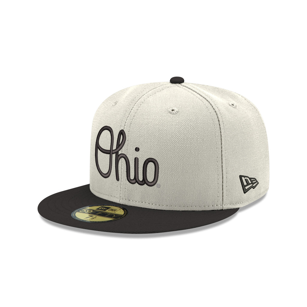 Team 2-Tone Grey/Black Script Authentic Collection 59FIFTY