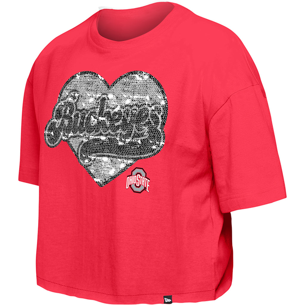 Girls Sequin Heart T-Shirt