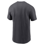 Men's Cotton Football T-Shirt Anthracite