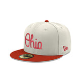 Team 2-Tone Grey/Red Script Authentic Collection 59FIFTY