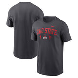 Men's Cotton Football T-Shirt Anthracite