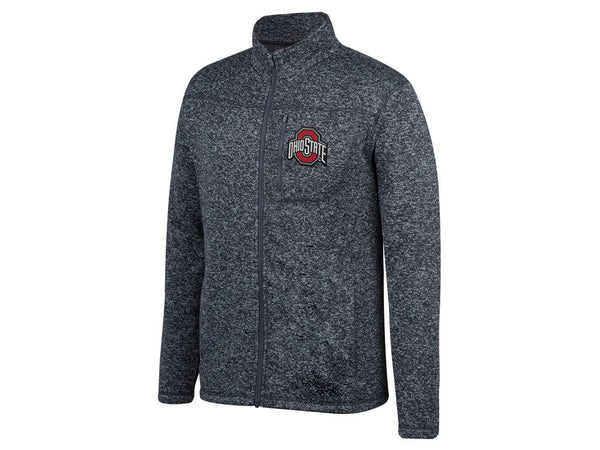 NCAA Men's Pioneer Full Zip Marled Sweater