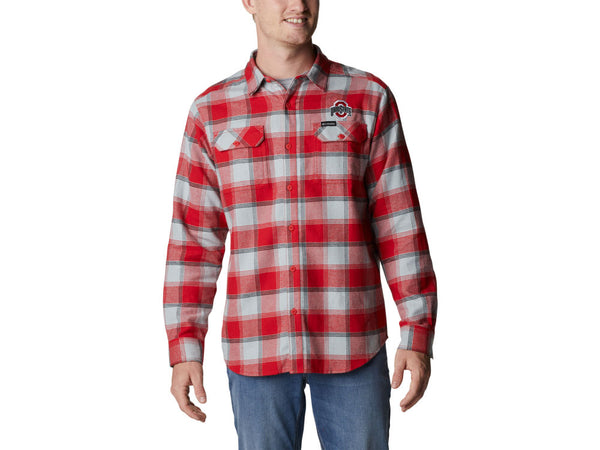 Men's Columbia Orange Oregon State Beavers Flare Gun Flannel Team