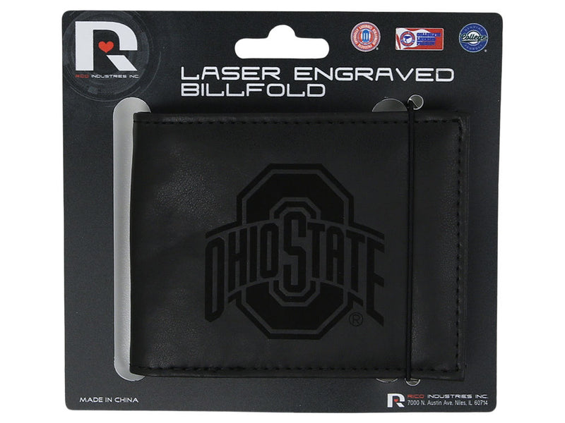 Laser Engraved Billfold Wallet