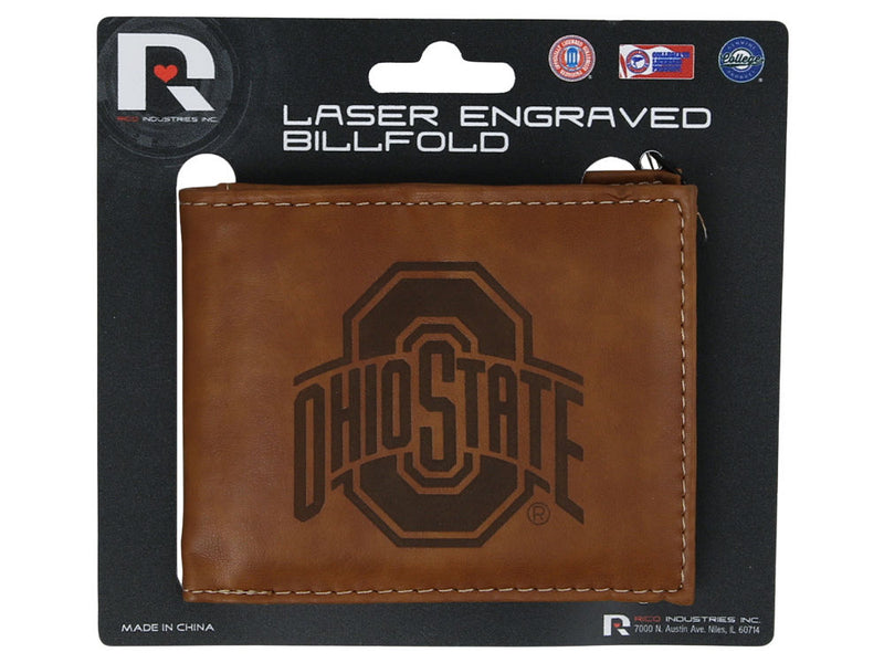 Laser Engraved Billfold Wallet