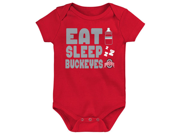Ohio State Buckeyes NCAA Newborn Pint Anthem Creeper