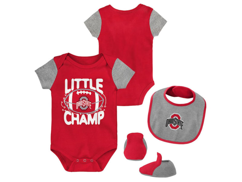 NCAA Infant Little Champ Bib & Bootie Set