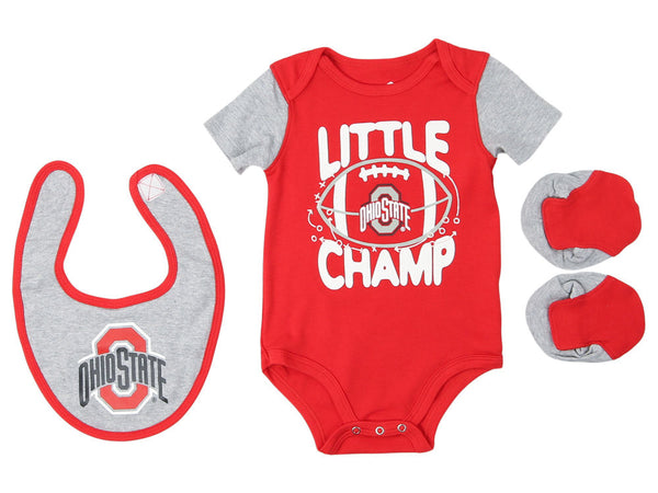 NCAA Newborn Little Champ Bib & Bootie Set