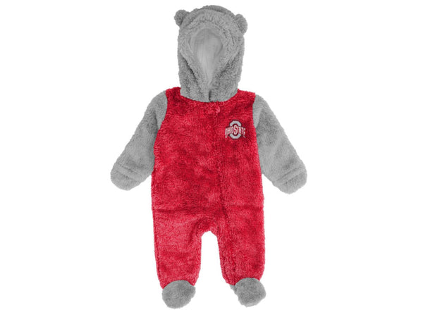 Ohio State Buckeyes NCAA Newborn Game Nap Teddy Fleece