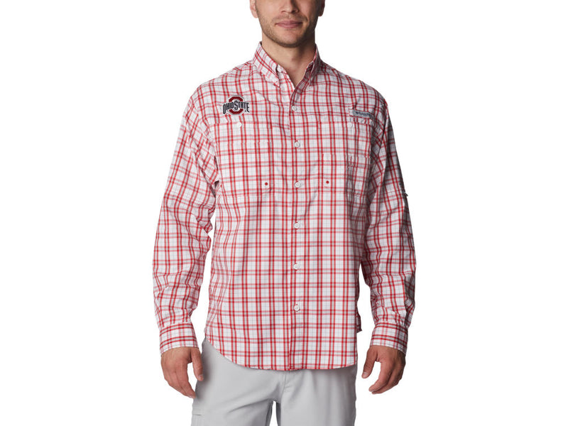 Ohio State Buckeyes NCAA Men's Super Tamiami Long Sleeve Shirt