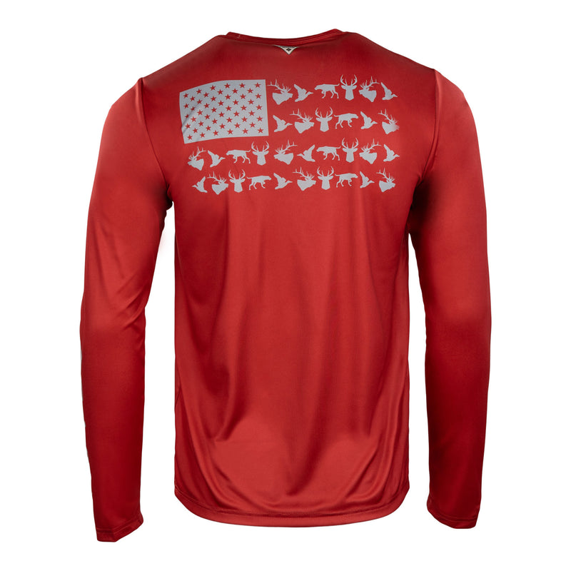 Ohio State Buckeyes NCAA Men's PHG Terminal Shot Long Sleeve T-Shirt