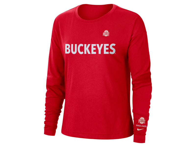 Ohio State Buckeyes NCAA Women's Dri-Fit Long-Sleeve T-Shirt