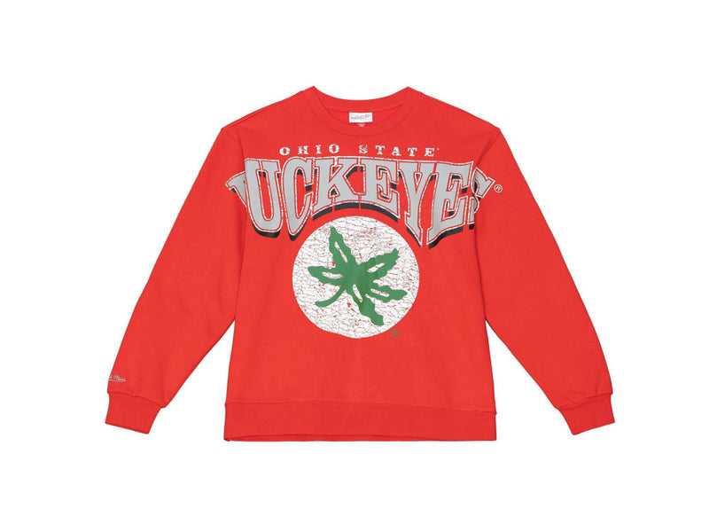 Ohio State Buckeyes NCAA Men's Fashion Fleece Crew Sweatshirt