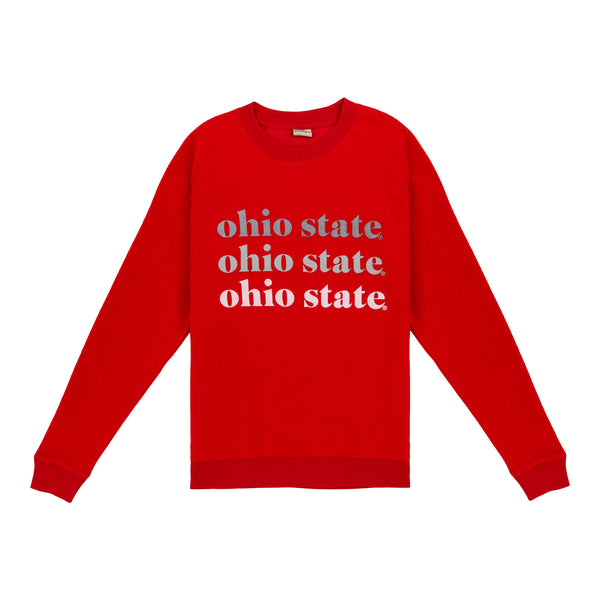 Ohio State Buckeyes NCAA Women's Home Base Crew Sweatshirt