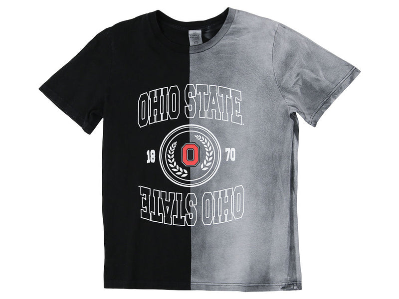 Ohio State Buckeyes NCAA Women's Crossroads Bleach Dyed T-Shirt