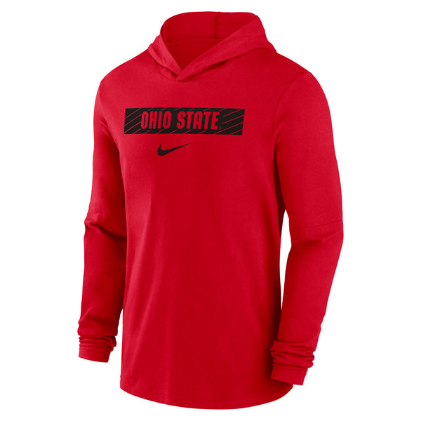 Men's Dri-fit Team Issue Hooded Long Sleeve T-Shirt