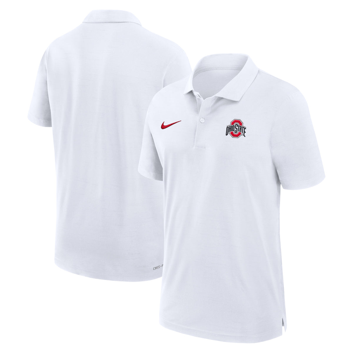 【ほま】Nike ゴルフ ポロシャツ Ohio State Ohio State Buckeyes Nike Vapor Stripe White/Scarlet Polo