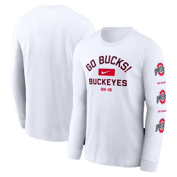 Ohio State Buckeyes Cotton Spirit Slogan Long Sleeve Tee