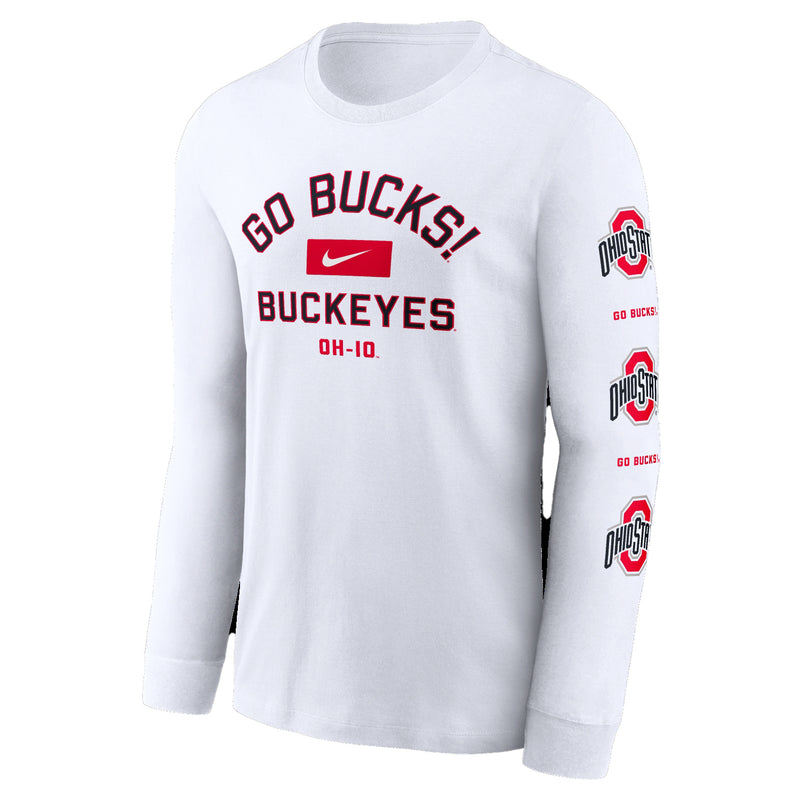 Ohio State Buckeyes Cotton Spirit Slogan Long Sleeve Tee