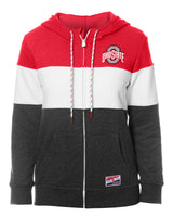 Women's Colorblocked Full Zip Hoodie