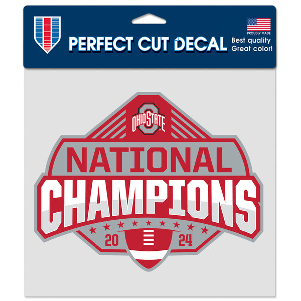 CFP 2024 National Champ 8x8 Decal