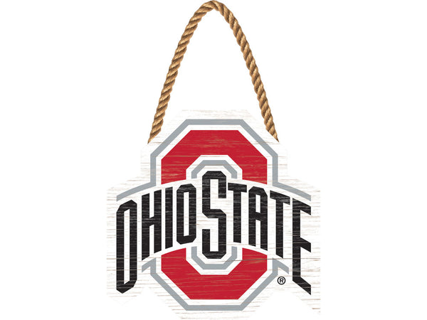 Ohio State Team Hanging Wood Sign