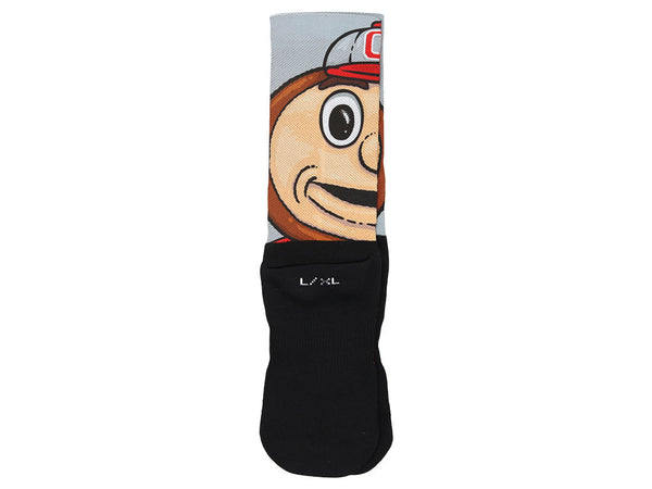 Brutus Buckeye Crew Sock