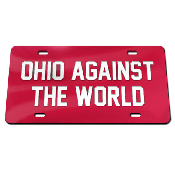 Against License Plate Tag