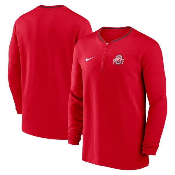 Men's Coaches Half Zip Long Sleeve Top