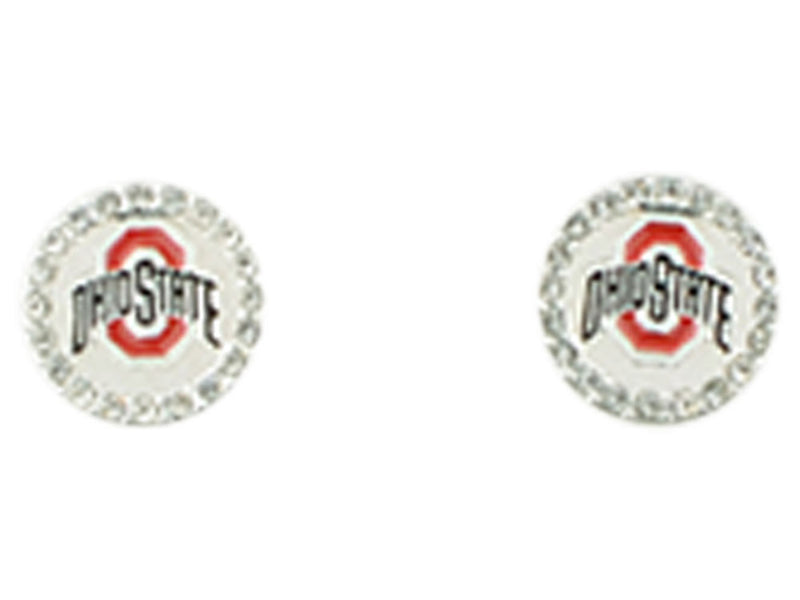 Circle Logo Post Earrings